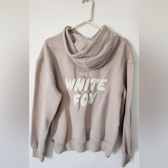 White Fox Boutique Beige Hoodie - Picture 2 of 4